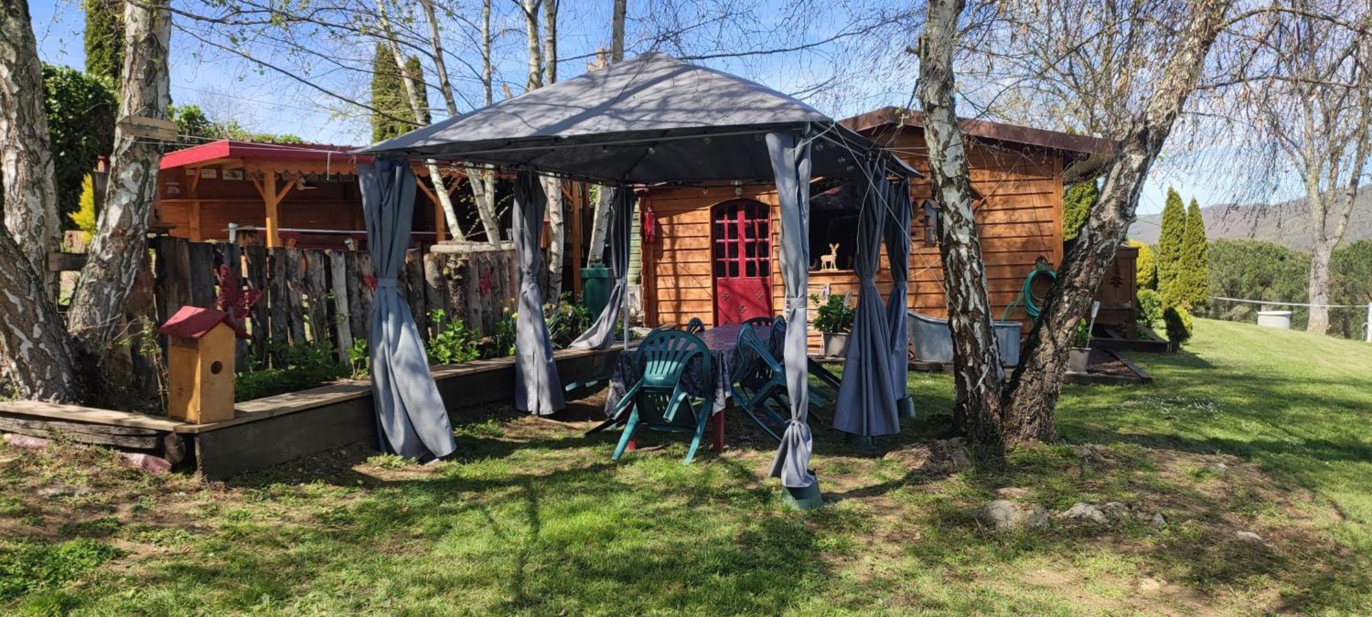 Domaine Le Lanis "Cabane De Pauline" Saint-Girons  Exterior foto