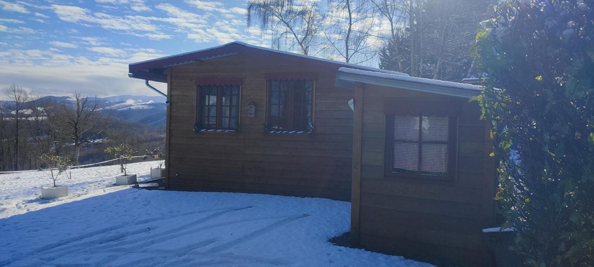 Domaine Le Lanis "Cabane De Pauline" Saint-Girons  Exterior foto